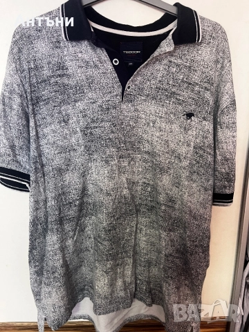 Сиво поло с къс ръкав