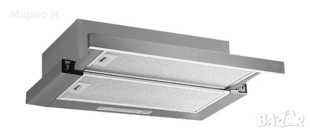 Телескопичен абсорбатор за вграждане Ayco, 140 W, чисто нов, снимка 4 - Абсорбатори - 54000743