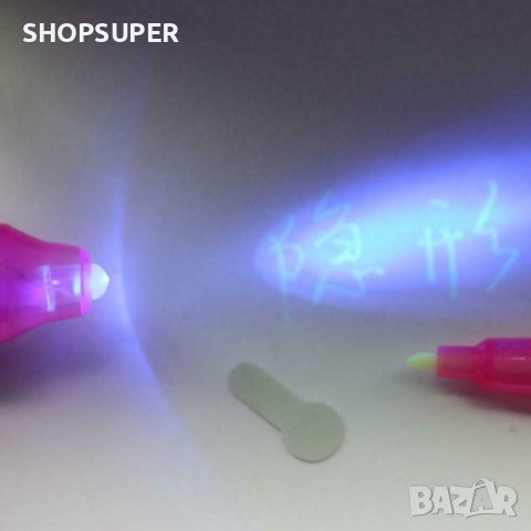 2 в 1 : Химикалка с невидимо мастило и проверка на банкноти, снимка 9 - Ученически пособия, канцеларски материали - 38674611