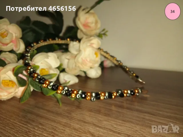 Диадеми с перли и кристали 4 €, снимка 13 - Аксесоари за коса - 56543736