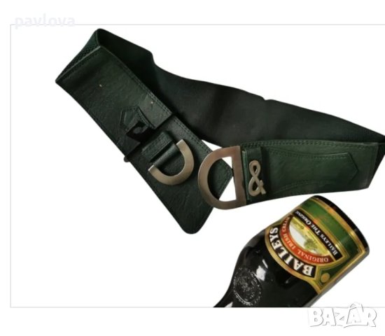 Колян в  зелено с  ластична  задна част, снимка 1