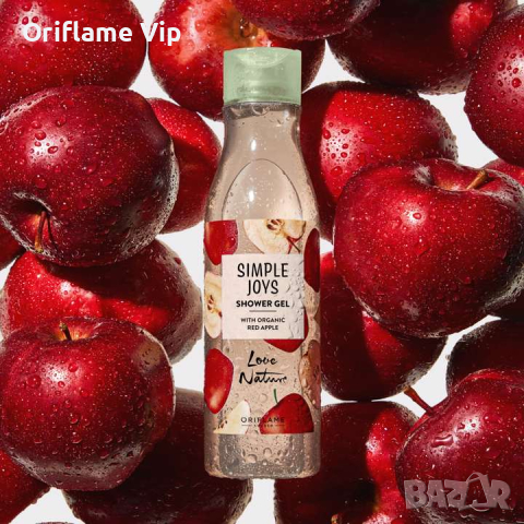Гел за душ с органична червена ябълка Simple Joys