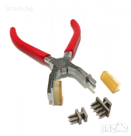  Сарашки, кожарски клещи тип вилици, вилица със сменящи се накрайници - 4 мм. , снимка 5 - Клещи - 31048724