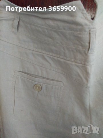 Дамски ленен панталон Next,размер 12, снимка 7 - Панталони - 40682437