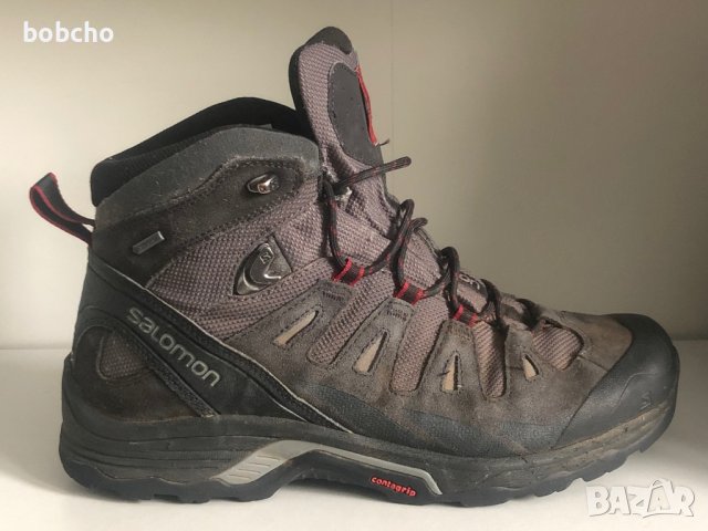 SALOMON - Quest Prime Gtx GORE-TEX 392927 27 V0 Magnet/Black/Red Dalhia, снимка 7 - Мъжки боти - 42713644