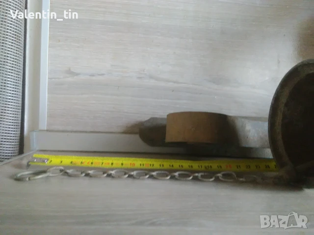 Стара камбана месингова (бронзова), снимка 8 - Антикварни и старинни предмети - 50565540