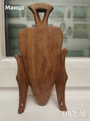 Африканска маска Бауле от Кот ди Воар, снимка 2 - Антикварни и старинни предмети - 48826099