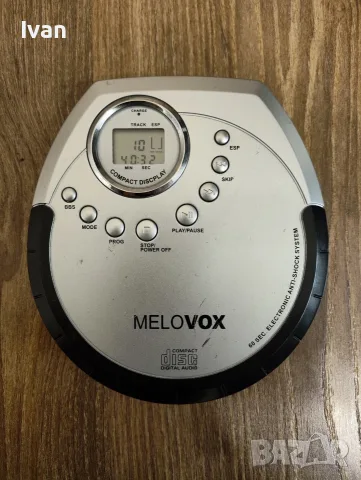 Ретро преносим CD плеър (Дискмен) Melovox CD-601 – Работещ!
