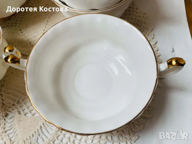 ROYAL ALBERT Изискани и стилни купички с 2 дръжки от Англия , снимка 6 - Антикварни и старинни предмети - 56090039