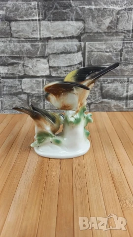 Порцеланова фигурка с две птички - Wagner & Apel, снимка 2 - Статуетки - 50676543