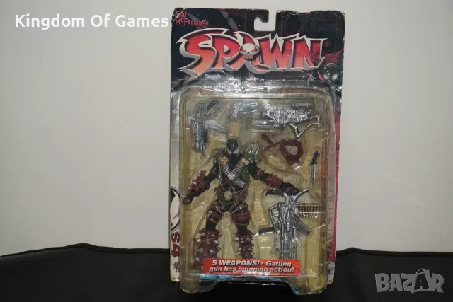 Рядка Фигура 1998 McFarlane Spawn IV Unmasked Series 12 Action Figure With 5 Weapons NEW SEALED