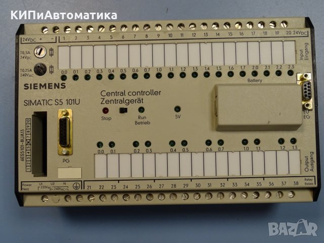 контролер Siemens SIMATIC S5 101U Programmable Central Controller, снимка 3 - Резервни части за машини - 35180137