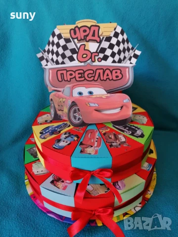 Картонена торта Стич, снимка 16 - Други - 50953425