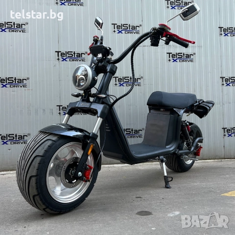 Нов модел електрически скутер  BIG CITY HARLEY X20 ULTRA MAX УСИЛЕНА РАМКА + гуми с по-голям ди