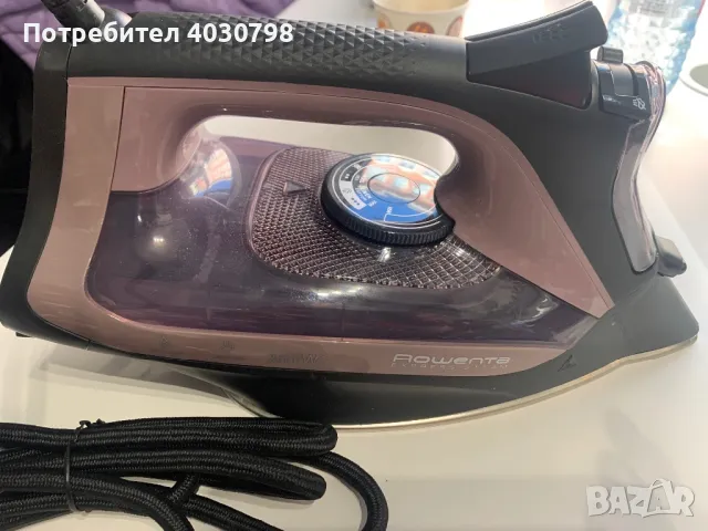 Парна ютия Rowenta Express Steam, 2600W, 200g/min, Черен/Розов, снимка 4 - Ютии - 49006014