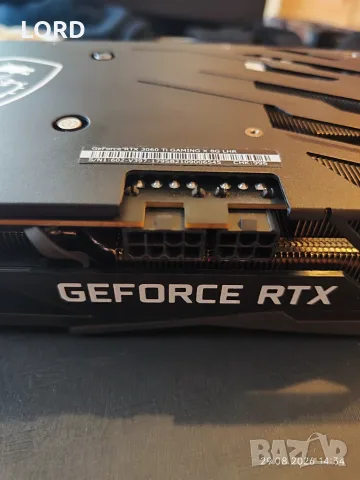 Видеокарта RTX 3060Ti 8GB Msi Gaming X, снимка 4 - Видеокарти - 55855131