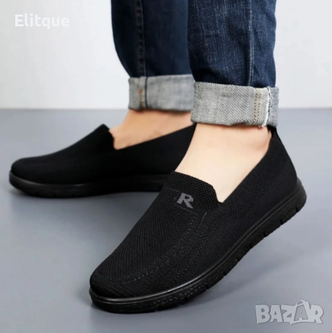 Спортно-елегантни мъжки текстилни мокасини за всяка повод