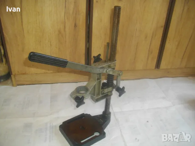 AEG BST717 WEST GERMANY МАСИВНА 6,0 кг СТОЙКА ЗА БОРМАШИНА РАБОТЕН ХОД 0-70мм СТАРО КАЧЕСТВО ФРГ, снимка 3 - Бормашини - 49132074