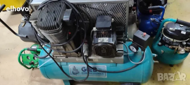 Компресор за въздух GIEB 600 90 11-трифазен, снимка 4 - Компресори - 48962667
