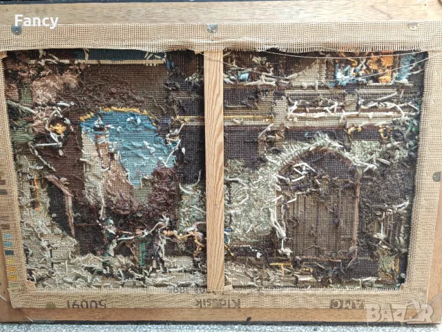 Голям гоблен едър бод, снимка 7 - Гоблени - 47883562