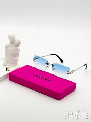 очила с калъф и кутия miu miu , снимка 4 - Слънчеви и диоптрични очила - 50342552