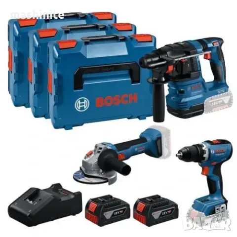 Комплект акумулаторни инструменти Bosch 18V 3хGBA 18V 5.0Ah , GAL 18V-40 0615A5009G