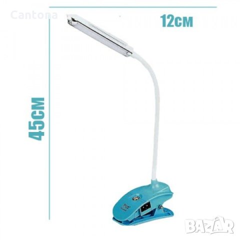 Акумулаторна лампа за четене и къмпинг със щипка YJ-5868, снимка 2 - Къмпинг осветление - 29361219