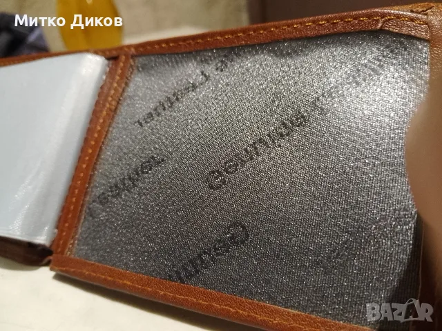 Westpolo визитник за пари и карти 105х 80 мм естествена кожа нов, снимка 7 - Портфейли, портмонета - 56180867