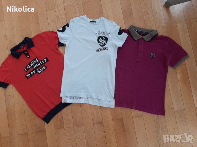 Детски блузки Richmond, Sisley за 12-14 г.момче