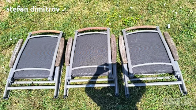 Градински згъваеми  столове  Kettler , Многопозиционен, снимка 18 - Градински мебели, декорация  - 50836251