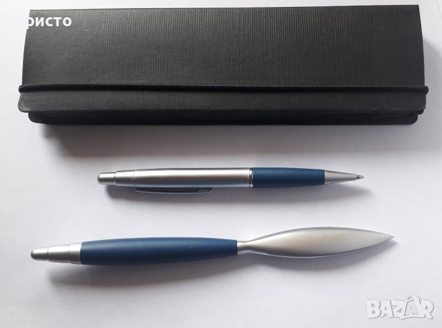 нож и химикалка метал луксозен комплект Германия , снимка 2 - Ученически пособия, канцеларски материали - 16888565