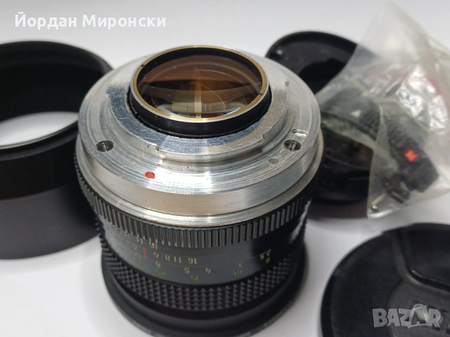 CARL ZEISS PANCOLAR 80 /1.8 MC, снимка 5 - Обективи и филтри - 53927386