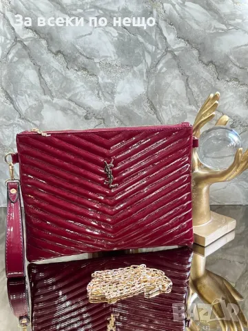 Yves Saint Laurent Дамска Чанта Клъч YSL - Налични Различни Цветове Код D1670, снимка 11 - Чанти - 48792057