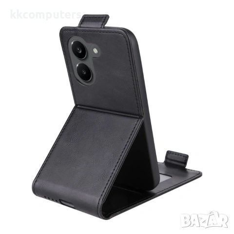 Вертикален Кожен Калъф за Xiaomi Poco X8 Pro 5G / Redmi Turbo 5 5G - Флип, Магнитен, Стойка, Слот за, снимка 7 - Калъфи, кейсове - 54137067