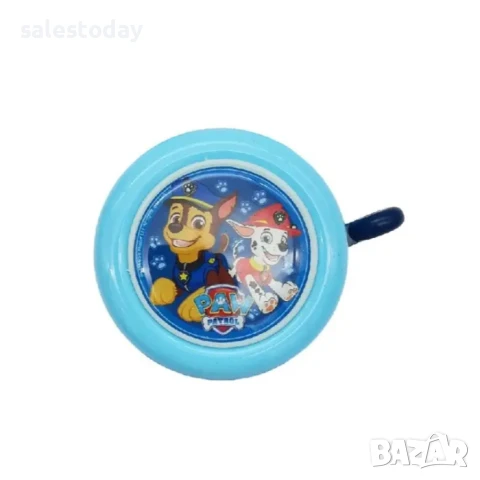 Звънец за колело на Пес Патрул за колело, метален, Paw Patrol, син