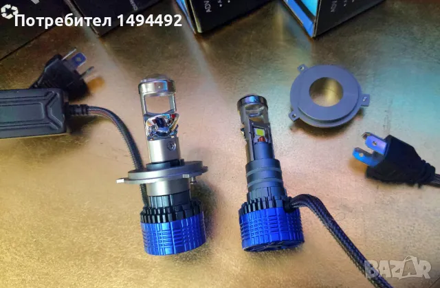 Ново +800% H4, H7,  прожекторни Led крушки, снимка 7 - Части - 48285183