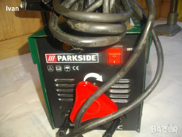 PARKSIDE 120 АМПЕРА ОРИГИНАЛЕН НЕМСКИ 2011г. ЕЛЕКТРОЖЕН ПОЧТИ НОВ ОТЛИЧЕН ЗА ЕЛЕКТРОДИ ф1,6-2,5мм, снимка 2 - Други инструменти - 48604900