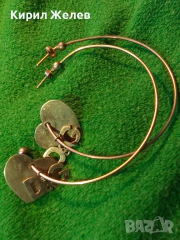 D&G Стилни СРЕБЪРНИ ОБЕЦИ със СЪРЧИЦА СРЕБРО 925 БУТИКОВ АРТ МОДЕЛ ДОЛЧЕ и ГАБАНА 49616, снимка 17 - Обеци - 49379301