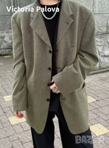 Скъпо модерно сако ARKET Швеция,  97% вълна, снимка 18 - Сака - 44465641