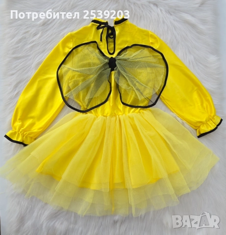 Костюм Пчеличка 6-7 години, снимка 4 - Детски рокли и поли - 52209440