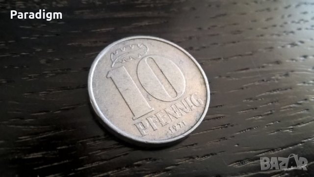 Монета - Германия - 10 пфенига | 1971г.; серия А, снимка 1 - Нумизматика и бонистика - 32077024