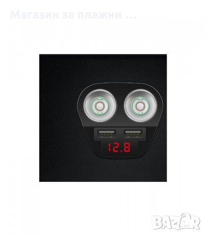 Разклонител за запалка двоен с волтметър и зарядно - код T22, снимка 10 - Аксесоари и консумативи - 34238362