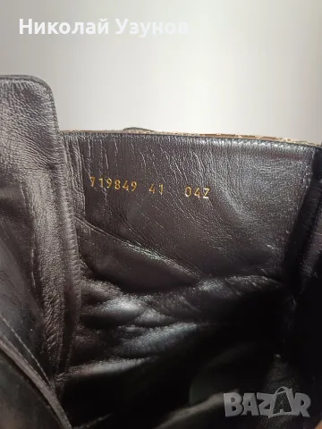 Оригинални дамски боти Gucci Jumbo GG Canvas Leather Boots, снимка 12 - Дамски боти - 55804964
