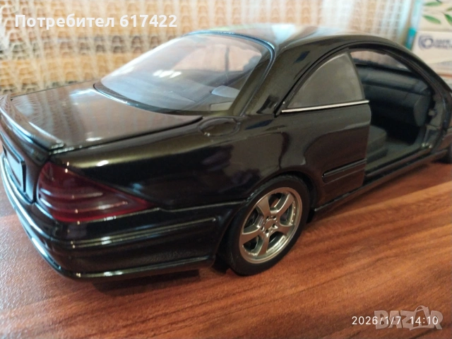 1:18 Метален модел на Mercedes Benz CL 500 Lorinser -Autoart , снимка 11 - Колекции - 53022644