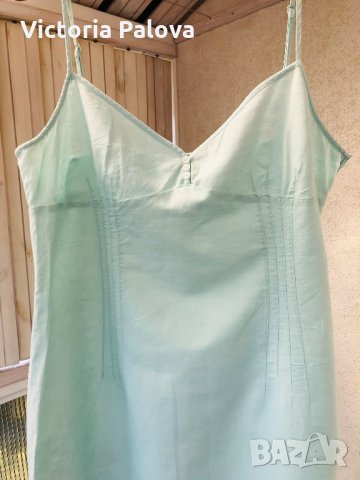 Красива рокля цвят мента, снимка 3 - Рокли - 29955218