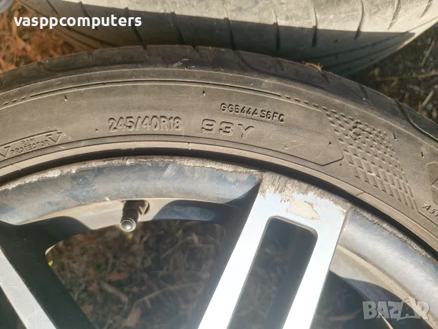 4 бр. джанти с гуми WV Skoda AUDI R18 5X112 8J ET42 66.6, снимка 7 - Гуми и джанти - 56090956