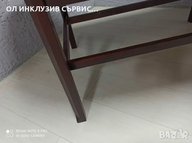 Холна махагонова маса ПРОМОЦИЯ, снимка 6 - Маси - 56393255