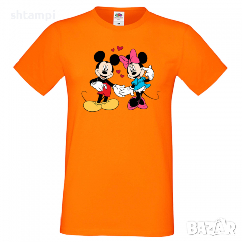Мъжка тениска Mickey & Minnie 7 Подарък,Изненада,Рожден ден, снимка 6 - Тениски - 36575586