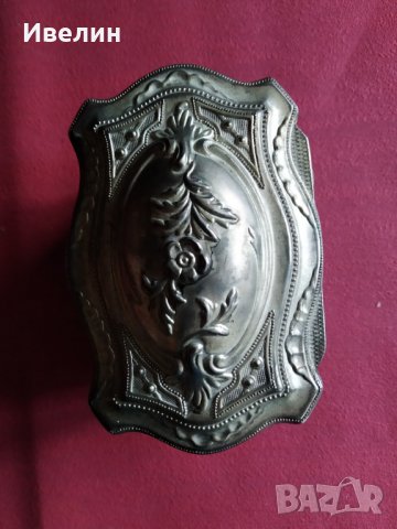 посребрена барокова кутия за бижута, снимка 4 - Антикварни и старинни предмети - 29707916