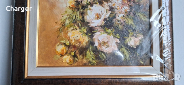 Стара картина, подписана!, снимка 3 - Картини - 53225165